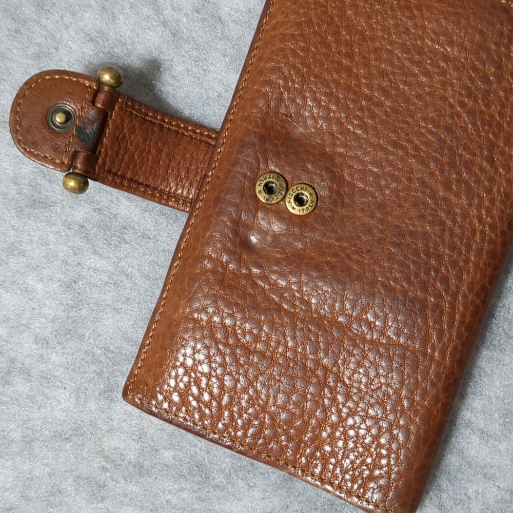 Fossil trifold Brown leather wallet - Picture 6 of 10